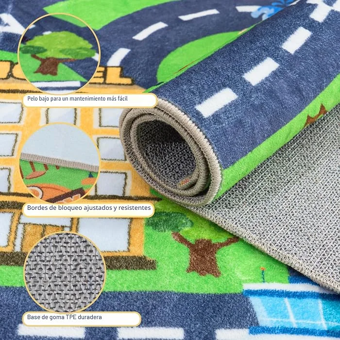 Alfombra antideslizante para cuarto infantil - Cucurumi — foto 6