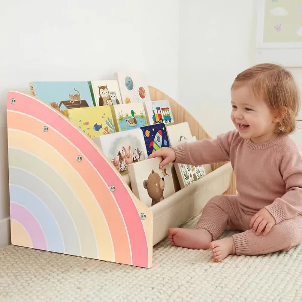 Biblioteca Montessori en madera - Cucurumi