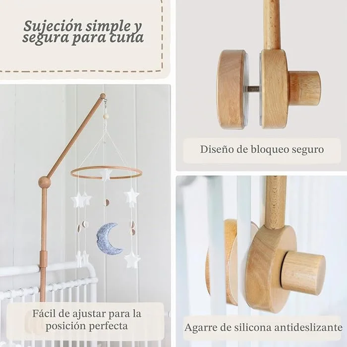 Brazo en madera para móvil de cuna - Cucurumi — foto 4
