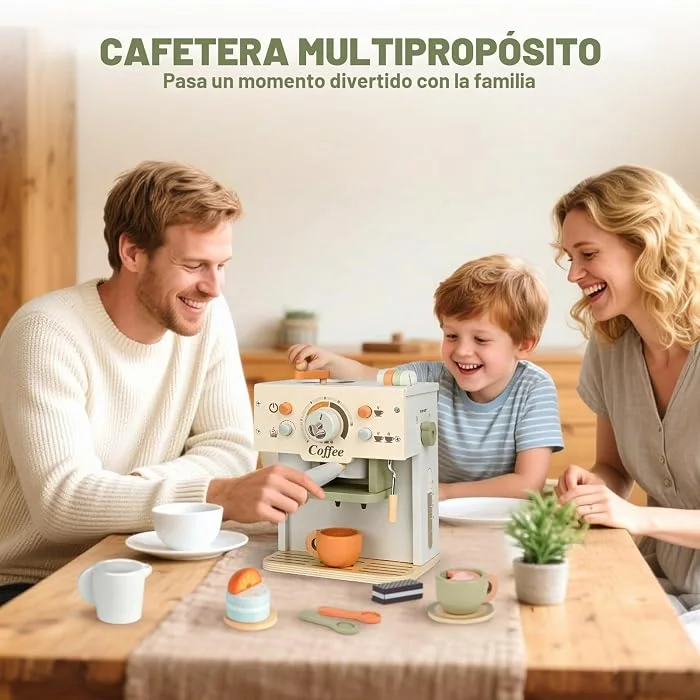 Cafetera de juguete en madera - Cucurumi — foto 3
