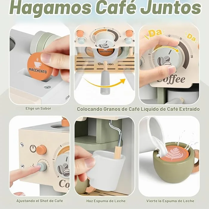 Cafetera de juguete en madera - Cucurumi — foto 5