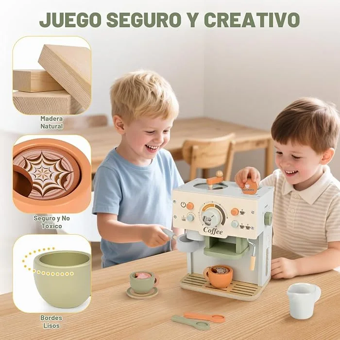 Cafetera de juguete en madera - Cucurumi — foto 6