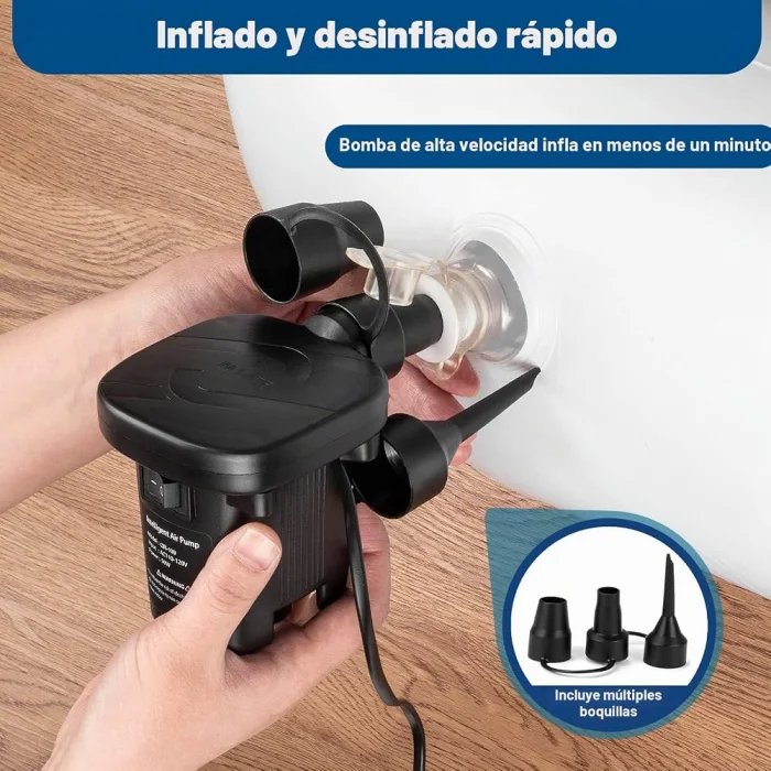 Cama de viaje inflable con barandas - Cucurumi — foto 4