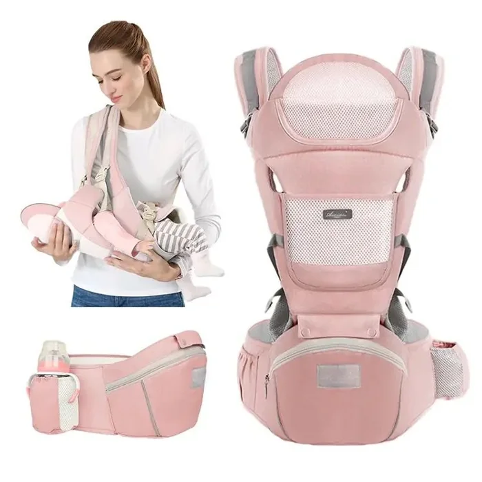 Cargador de bebé ergonómico tipo canguro con asiento — foto 2