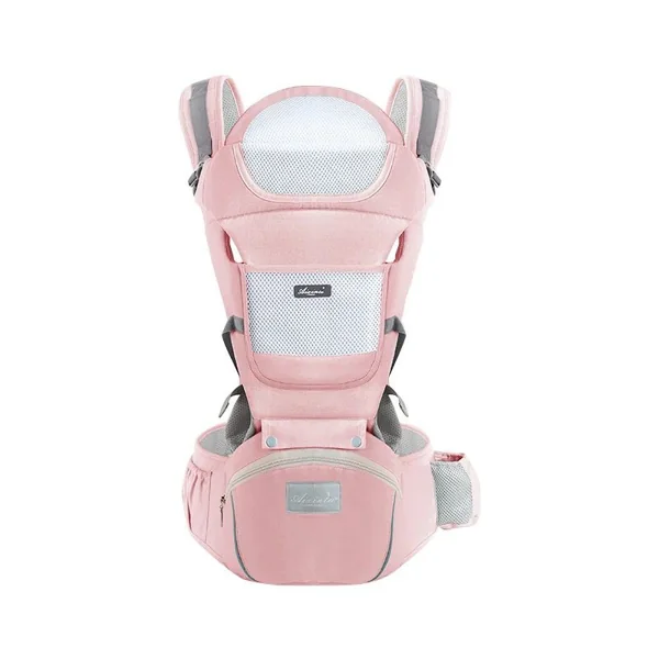 Cargador de bebé ergonómico tipo canguro con asiento