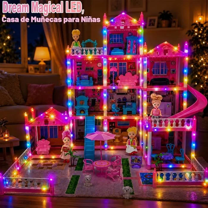 Casa de muñecas con luces - Cucurumi — foto 4
