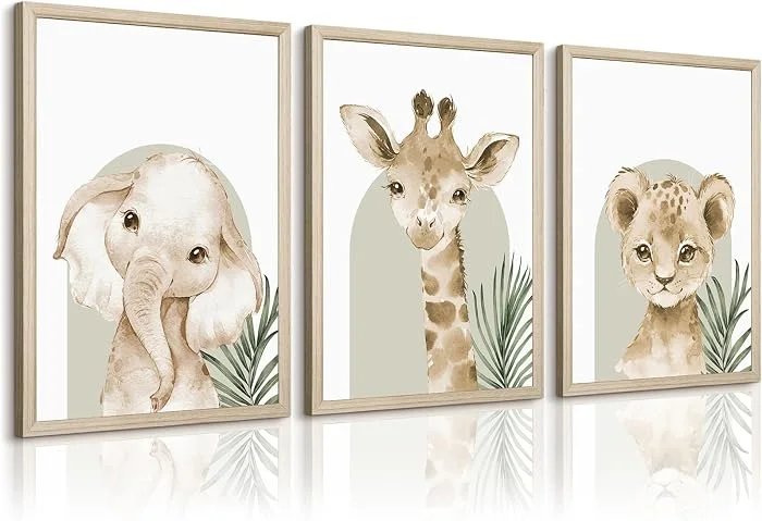Cuadros de animales para cuarto de bebé - Cucurumi — foto 2