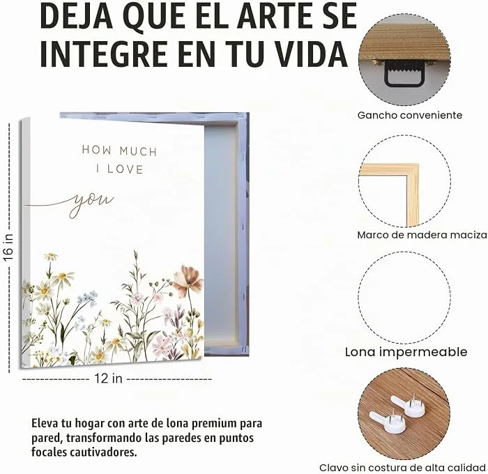 Cuadros flores silvestres x3 - Cucurumi — foto 4
