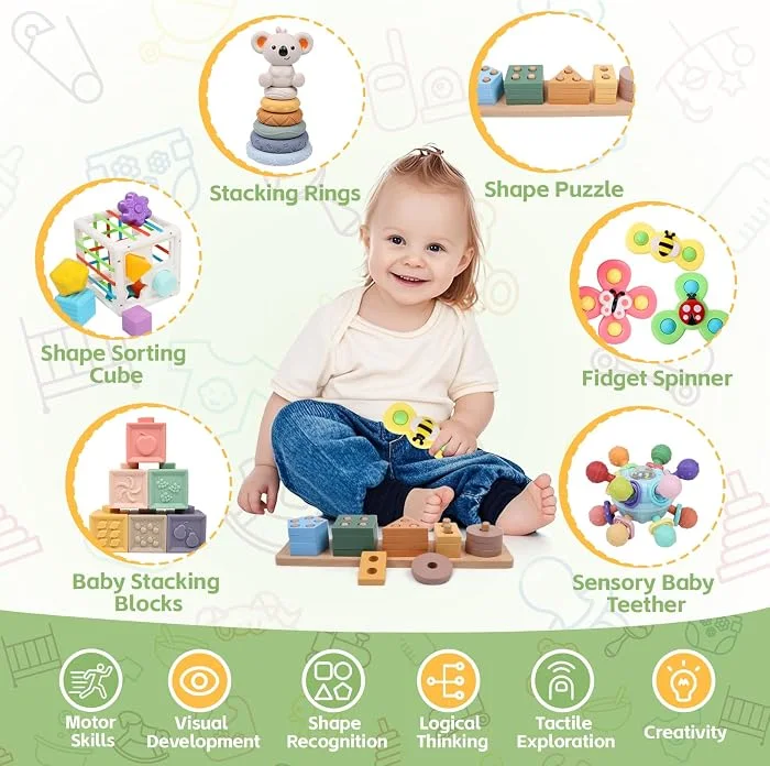 Juguete Montessori 6 en 1 para bebé - Cucurumi — foto 3