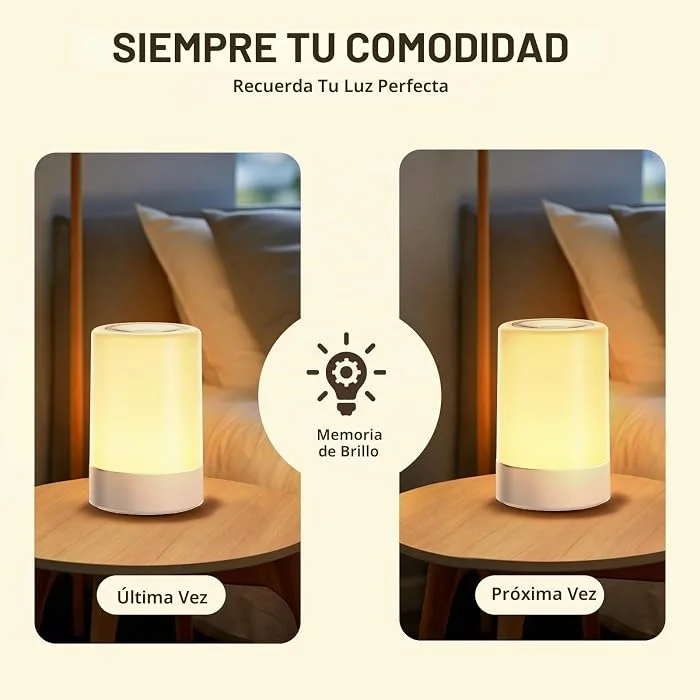 Lámpara táctil portátil para cuarto - Cucurumi — foto 6