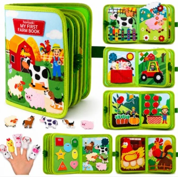 Libro sensorial Mi primera granja - Cucurumi