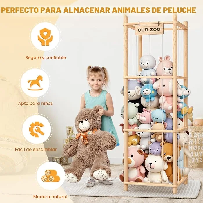 Organizador de peluches en madera - Cucurumi — foto 3