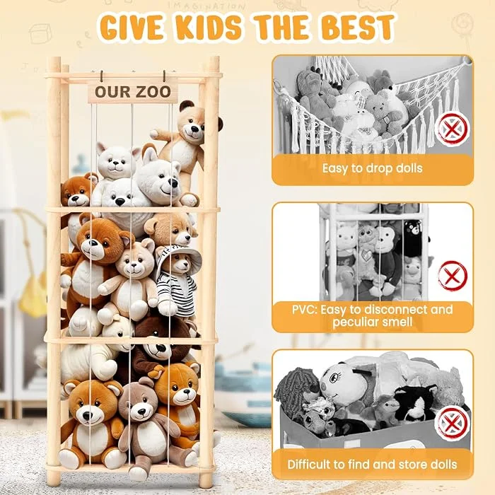 Organizador de peluches en madera - Cucurumi — foto 4
