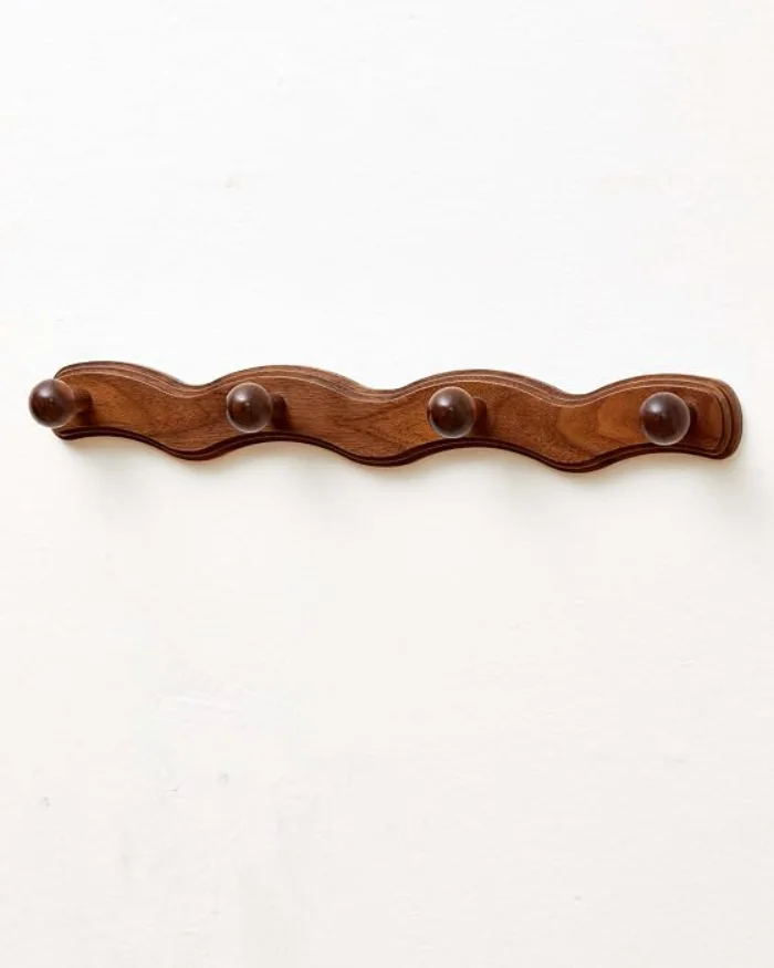 Perchero de madera para pared x4 - Cucurumi — foto 2