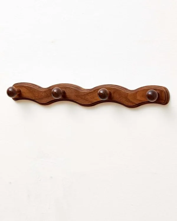 Perchero de madera para pared x4 - Cucurumi