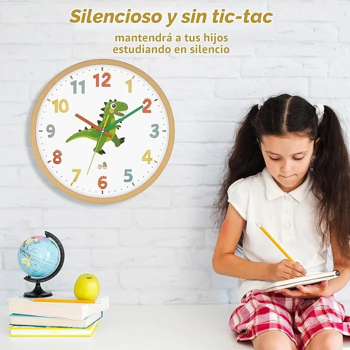 Reloj de pared dinosaurio - Cucurumi — foto 6