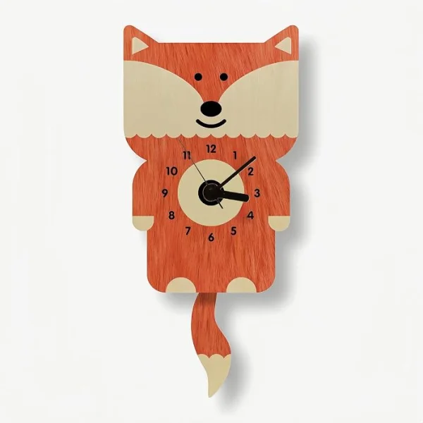 Reloj de pared zorro - Cucurumi