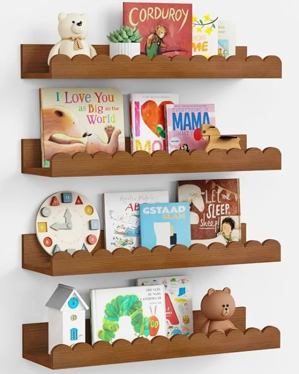 Repisas para libros infantiles x4 - Cucurumi