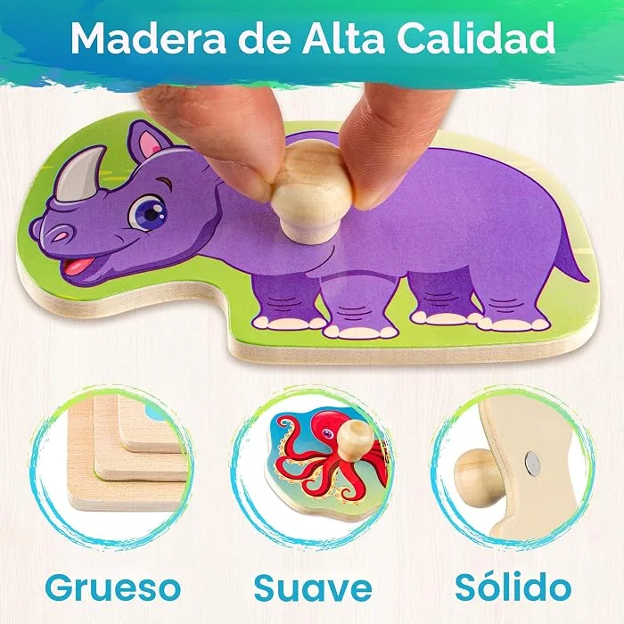 Rompecabezas de madera 6 en 1 - Cucurumi — foto 5