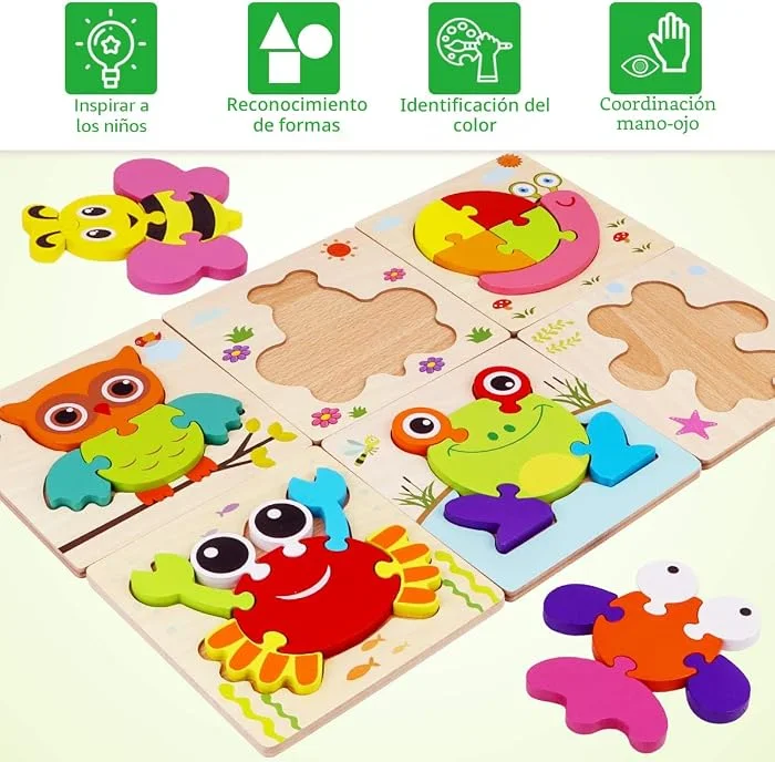 Rompecabezas Montessori para bebés - Cucurumi — foto 3