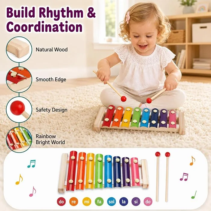 Set Montessori con xilófono 6 en 1 - Cucurumi — foto 5