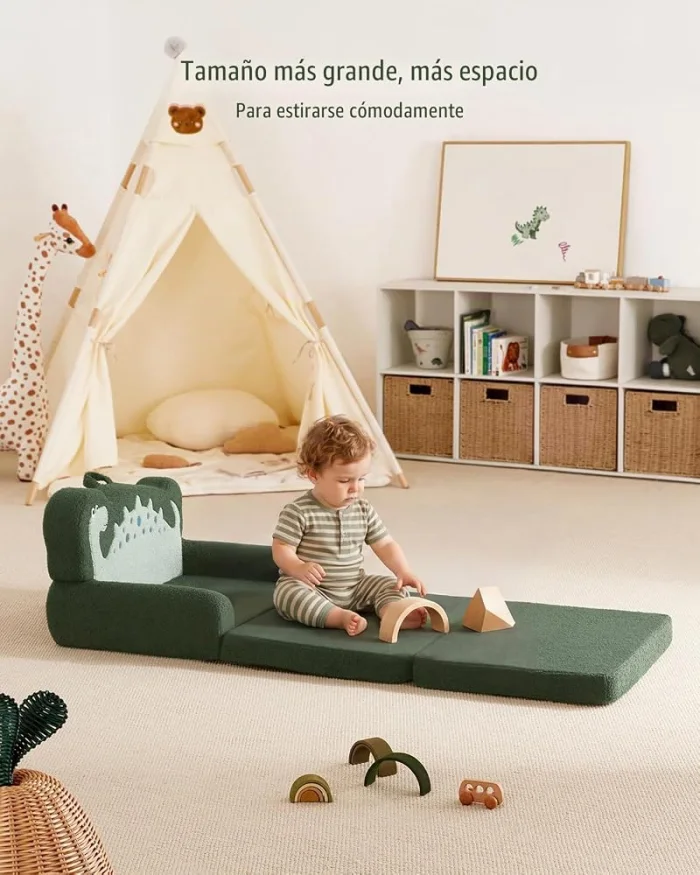 Sofá cama infantil plegable 2 en 1 - Cucurumi — foto 4