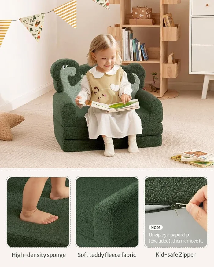 Sofá cama infantil plegable 2 en 1 - Cucurumi — foto 6