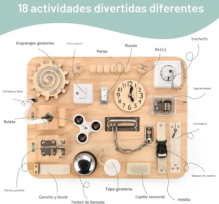 Tablero de actividades Montessori grande - Cucurumi — foto 3