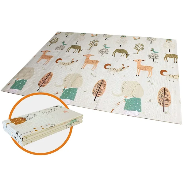 Tapete plegable doble faz 200 × 180 cm - Cucurumi