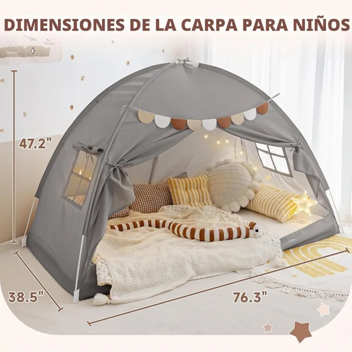 Tienda con dosel para cama sencilla - Cucurumi — foto 6