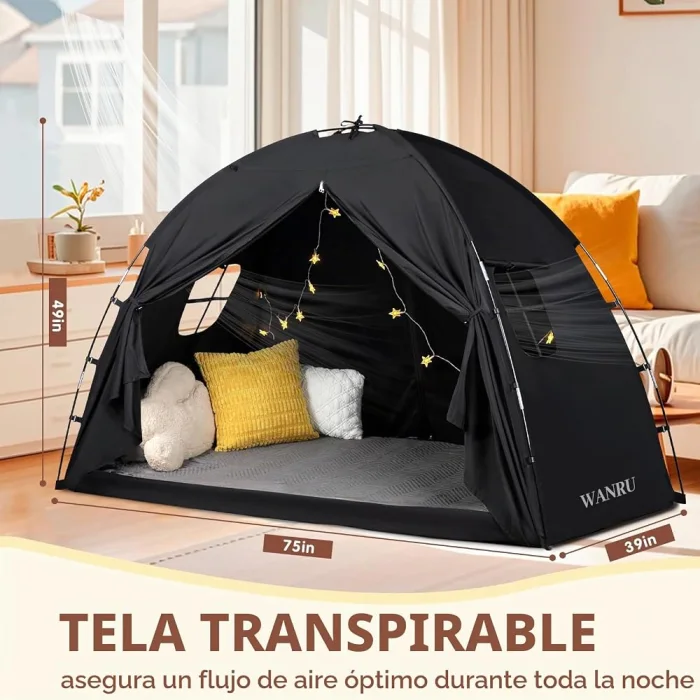 Tienda oscurecedora para cama sencilla - Cucurumi — foto 2