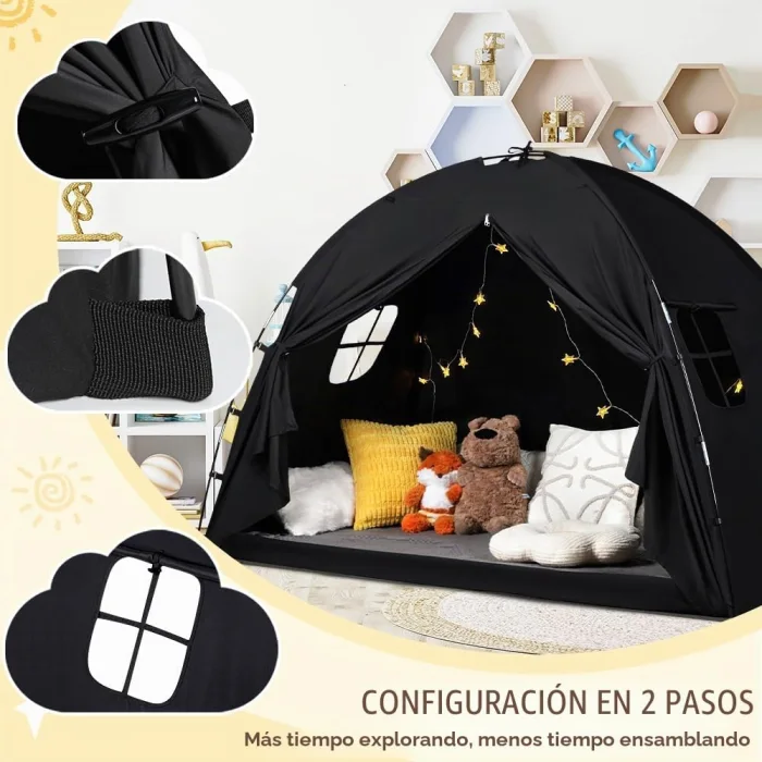 Tienda oscurecedora para cama sencilla - Cucurumi — foto 3
