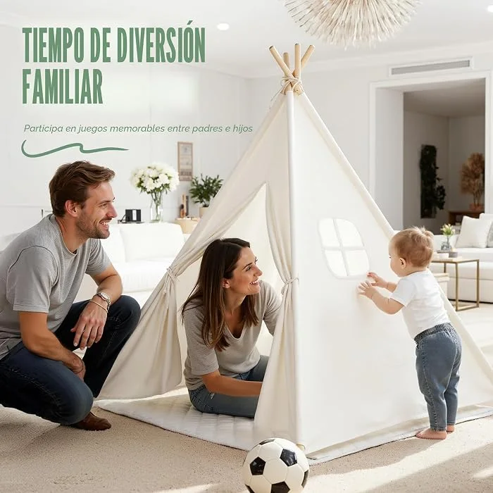 Tipi de lona para interiores - Cucurumi — foto 4